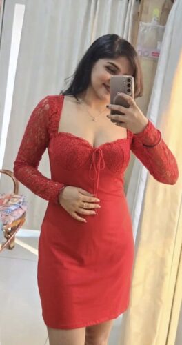 Crimson Lace Mini Dress photo review